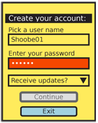 Buttons are used in conjunction with input fields and selectors. The button submits or commits the selections. When fields or selections are required, a good way to avoid error messages is to disable the submit button. Be sure to label this condition so users are not confused by it.