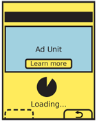 If space allows, and the addition will not add confusion, advertising can be placed on the Interstitial Screen. Provide for interactivity with the ad whenever possible.