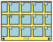 Other methods of displaying large amounts of distinct data, such as grids, can be made to be select lists by simple adding selection mechanisms. A good use of this is to switch from a viewing mode to a selection mode, such as choosing photos from a gallery.